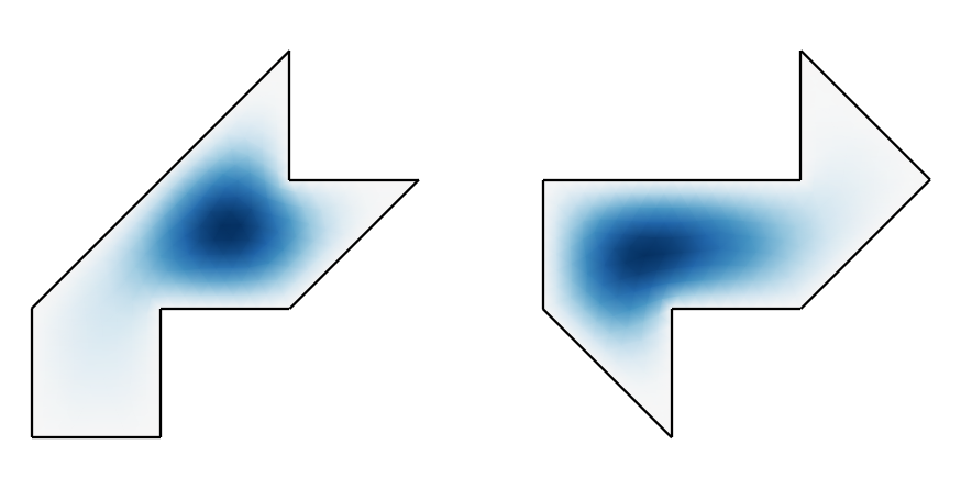 The first modes of two different drums that sound the same