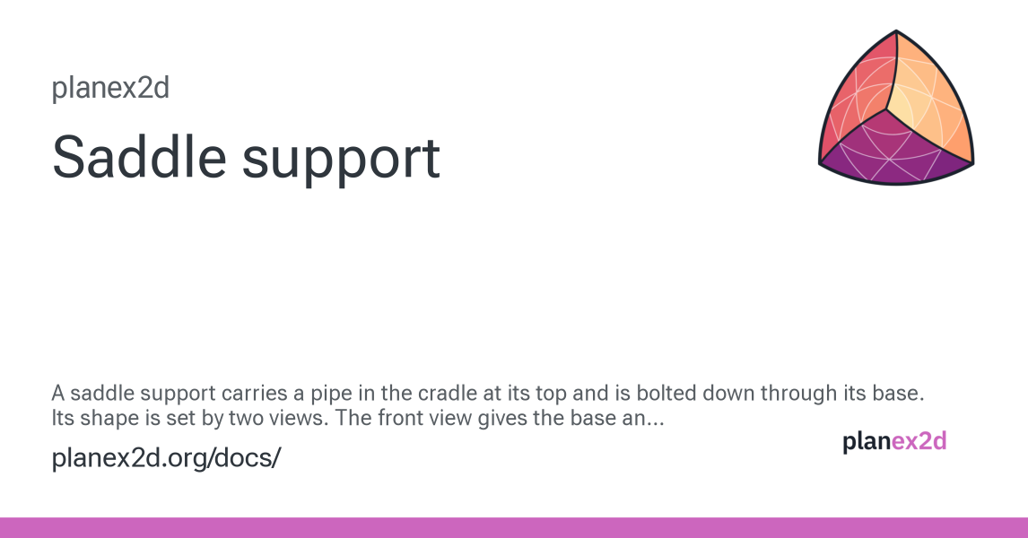 Saddle support — planex2d