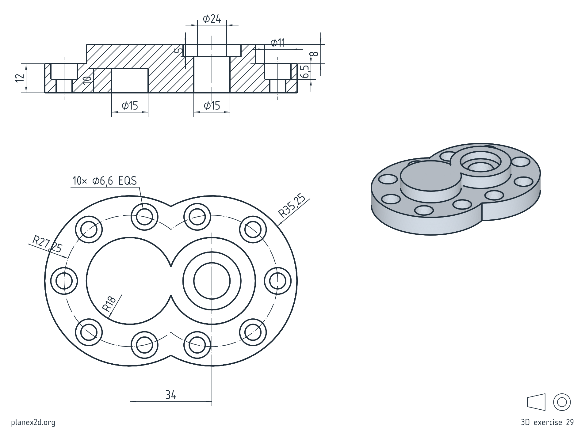 Gear pump cover