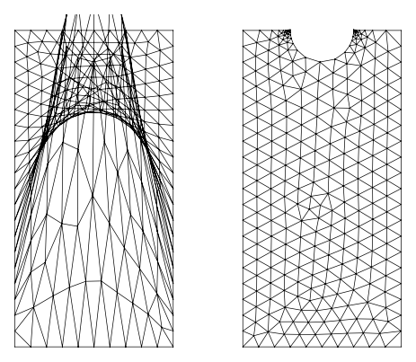Displacements from NGSolve