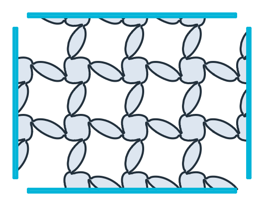 The lattice glued into its walls